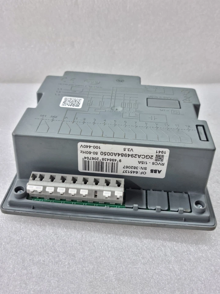 ABB RVC6-1/5A Power Factor Automatic Compensation Controller 2GCA294984A0050